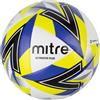 Mitre Ultimatch Pallone da calcio, controllo ottimizato, ottima durata e precisione, bianco/blu, 4