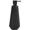 Spirella - Dispenser di Sapone Joshua in Grès 650 ML - Elegante e Pratico per il Tuo Bagno - Facile da Riempire e Usare - Perfetto per Uso Quotidiano - Nero