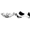 Alessi La Stanza Dello Scirocco Fruttiera, Metallo, Argento, 24.5X23.2X6.2 Cm & Blip Pg02 Posacucchiaio Di Design In Acciaio Inox, Lucido