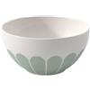 Villeroy & Boch - Fleur vert ciotola per cereali verde, lavabile in lavastoviglie, utilizzabile nel microonde, scodella muesli, yogurt, snack, ciotolina ramen bowl, motivo floreale, Porcellana Premium