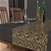 Soleil d'ocre, Runner da tavolo festivo stampato 40 x 180 cm, oro nero