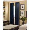 Curtainworks Cameron Grommet Curtain Panel, Navy, 50 by 108 Inches
