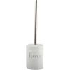 MSV Scopino WC Supporto in Ceramica Love White