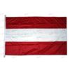 Domina Pubblicità Bandiera Austria 150x100cm Domina Games Tessuto Nautico Antivento 115g/m², Verde e Bianco, Lavabile, Con Cordino o Moschettone, Doppia Cucitura e Rinforzo