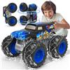 PENGBU RC Monster Truck Telecomandato, 1:16 Macchina Telecomandata per Bambini con Luci, 360° Rotazioni, Camminare in posizione eretta/a testa in giù, Macchine Telecomandate per Bambini 4, 5, 6, 8+ Anni