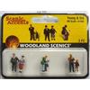 Woodland Scenics A1956 Giovani e anziani Anziani Bambini Genitori Figure H0 HO 1:87 Young and Old
