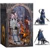 MiniCity Book Nook Kit - Kit fai da te in miniatura per adulti, puzzle in legno 3D Tiny House per donne amanti del puzzle (Throne of Skulls)