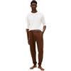 Tommy Hilfiger Uomo Set Pigiama Jersey Pj Set Cuffed Lungo, Grigio (Light Grey Heather), XXL