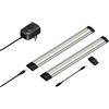 Parlat Apparecchio LED sottopensile SIRIS, piatto, ciascuno 30 cm, ciascuno 368lm, bianco caldo, set di 2