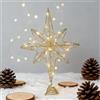 BESPORTBLE Stella Luminosa 3D Per Albero Di Natale E Finestra, 45 Cm, Luce LED A Sospensione, Colore Bianco