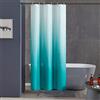 Furlinic Tenda Doccia Antimuffa Tessuto 100x200 cm Impermeabile Lavabile Piccola Tende Doccia Design Poliestere con 6 Ganci Tenda Doccia Colorata Scorrevole vasca Bagno Alzavola Gradiente.