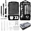 Uryxery Set di cacciaviti di precisione Mini Kit, 115 in 1 con punte magnetiche in acciaio al carbonio per laptop, desktop, telefono, orologio, fotocamera, asta di estensione regolabile e tubo flessibile, 16×