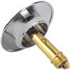 NATUCE Tappo di Scarico Vasca da Bagno 70mm di Ottone Cromato Lucido Tappo per Lavandino con Pop Up Click Clack Tappo Bullone,per Lavello della Vanità Bagno,Lavabo, Bidet,Vasca