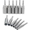 DAKFOOK Set di 12 Bussole per Avvitatore Esagonali Profonde, Punte da Trapano Esagonali da 6-19 mm, Lunghezza 80 mm