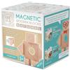 KOOGLO Set 7 pezzi magnetici in legno MICRO PROFI