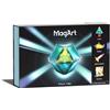 TOPBRIGHT Costruzioni magnetiche Mag Art - 64 tessere