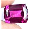 22.20 CT Naturale Rodolite Granato Lampone Rosa Lungo Cuscino Certificato Gemma