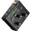 LiNKFOR 3.5mm Audio Mixer con 2PZ Cavo da 3.5mm Mixer Attivo a 2 Canali con Connettori Placcati Oro, Mixer Audio Controllo Volume Indipendente per Laptop, Mac, TV, Console di Gioco