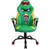 SUBSONIC - Sedia da Gioco Brawl Stars Leon per Bambini e Ragazzi - Poltrona da Ufficio Ergonomica con Schiuma ad Alta Densità, Meccanismo Basculante e Comodi Braccioli - Altezza Regolabile - Verde