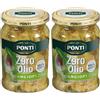 Ponti, Carciofi Zero Olio, Carciofini a Spicchi con Pepe e Limone, Ideali come Aperitivi, Antipasti e Contorni Senza Grassi, 100% Made in Italy, 300 g (Confezione da 2)