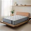 DREAMNITE Materasso viscoelastico 160 x 190 cm Alora - Volto Inverno/Estate - Altezza +/- 24 cm - Rigidità media/alta - Nucleo HR ad alta densità - Tessuto 3D 100% traspirante - Grande adattabilità