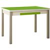 ASTIMESA Ali in vetro tavolo da cucina, metallo, verde, 110 x 70 cm