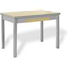 ASTIMESA Tavolo da cucina allungabile con ali beige 70x110 cm