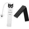 Penitue Segnalibro Gatto, Carini Segnalibri con Scatola Regalo Metallo Estetico Regali Amanti dei Libri Accessori Lettura per Amanti dei Gatti Letterario Donne Uomini Compleanno Club Libro