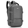 WITTCHEN Urban | zaino da cabina | zaino per laptop | zaino da viaggio 2-in-1 | tasca posteriore con protezione RFID | compatibile con Wizz Air, LOT, Ryanair | 40 × 25 × 20 cm | colore: grigio