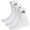 Adidas Cush CRW 3pp, Calzini Uomo, Bianco/Nero, L