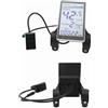 Tonysa Display LCD Digitale della Tensione della Batteria per Bici Elettrica, Misuratore 5 Pin 24V 36V 48V 60V Schermo LCD Universale per Scooter M5 per Bici Elettriche da 31,8 22,2 Mm