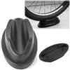Tissting Blocco Ruota Anteriore, Supporto Stabile Rotella in Plastica Stampata per Indoor Bike, Compatibile con Vari Tipi di Bici da Allenamento Ciclismo Interno e Fitness