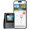 VIOFO A119 Mini 2 Dash Cam Frontale 2.7K 5GHz Wi-Fi, 2K 60fps/HDR 30fps Controllo vocale, STARVIS 2 Visione notturna migliorata, 1.5 LCD Hidden Dash Cam Car, GPS Camera Car,