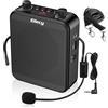 Giecy - Amplificatore vocale portatile con microfono per cuffie da 30 W, batteria ricaricabile 2800 mAh, potente amplificatore voce per insegnanti, guide, allenatori, presentatori