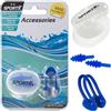 Sportx 0777040 Blu, Trasparente 1 Pinza nasale per Sport Acquatici - Pinze nasali per Sport Acquatici (Blu, Trasparente, 3 Anno/i, Cina, 88 mm, 21 mm, 139 mm)
