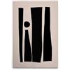 A.S. Création DD132618 - Stampa su tela minimalista, colore nero, 60 x 90 cm