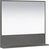trendteam smart living - PureBliss - Specchio da parete - antracite/rovere Evoke - 80 x 74 x 14 cm - Specchio da bagno con ripiano di 80 cm