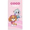 Herding Asciugamano da bagno Paw Patrol, circa 70x140 cm, 100% cotone/velluto, rosa