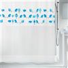 Spirella Tenda da Doccia PEVA Birdy 180x200cm Blu