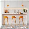 CREARREDA Tappeto Cucina Mordibo Antiscivolo Lavabile Antimacchia, Passatoia Cucina Assorbente Made in Italy, Runner Cucina Tappetino Multiuso in Gomma Porosa Ideale per Ingresso, Bagno e Doccia