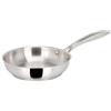 Sitram 711603 - Padella Charleston in acciaio inox di qualità professionale, Ø 28 cm, tutti i piani cottura, inclusa induzione