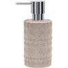 Spirella Dispenser Sapone Porcellana a Rilievo Beige