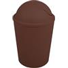 MSV - Pattumiera oscillante AKO PP - Capacità 5,5 l - Design compatto e pratico - Ideale per bagno o cucina - Colore cioccolato - Funzionamento semplice