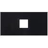 MSV 141466 Alba Set di 4 Copri lozione in ABS/Acrilico Nero