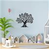 Wallity Hanah Home Elegante accessorio decorativo da parete in metallo nero, 58 x 70 cm, 100% metallo, spessore 1,5 cm, perfetto per decorazioni moderne e arte da parete unica