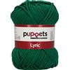 Puppets Lyric Stärke 8 4572008-05056 - Filato per uncinetto, 100% cotone verde
