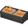 johgee Cestino a pellet, 48 × 20 × 17,5 cm, 5 kg, per camini e stufe