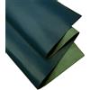 KGS Pelle Vera di Bovino | Spessore 1.3-1.5 mm | Fogli in Pelle Pieno Fiore per la Lavorazione della Pelle e progetti Artigianali in Pelle di Kozmo (Verde Carbone - Goffrato Litchi, 30 cm x 30 cm)
