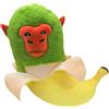 SSKHE Tung Shark giocattoli in peluche Tralalero carino Tralalero bambole in peluche animali per bambini e fan virus cerebrale regalo ragazzi e ragazze (Shimpanzinni Bananini)