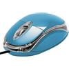APM Mouse ottico cablato, colori blu, ambidestro, retroilluminazione, 800 DPI, 3 pulsanti, compatibile con PC Mac Laptop, 100122